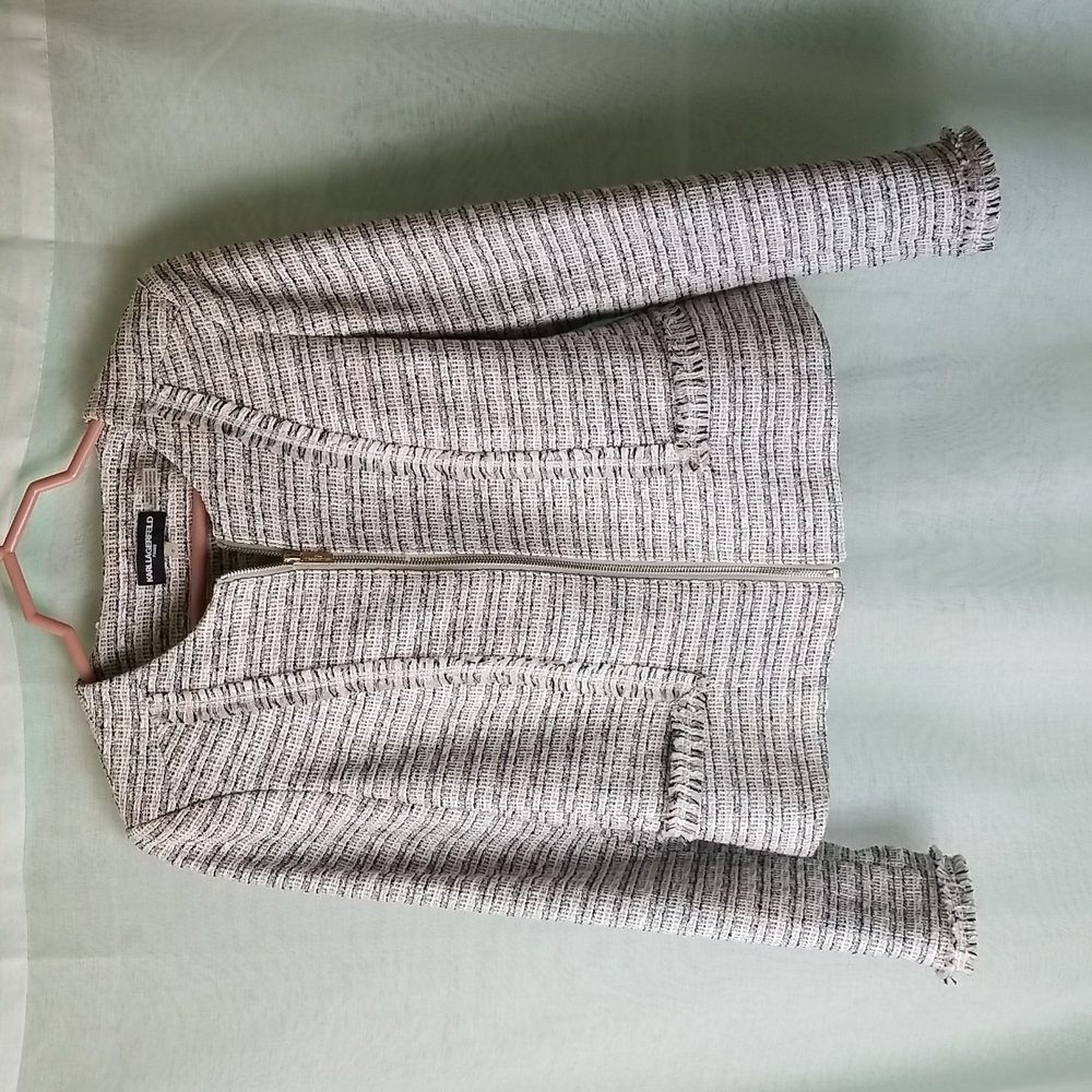 Karl Lagerfeld checked jkt size 6